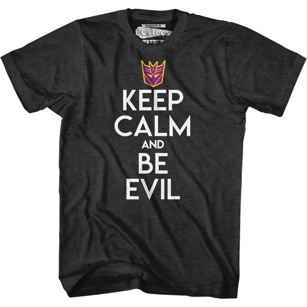 Decepticons Keep Calm And Be Evil Transformers Tshirt
